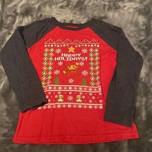 Mario Holiday Long Sleeve